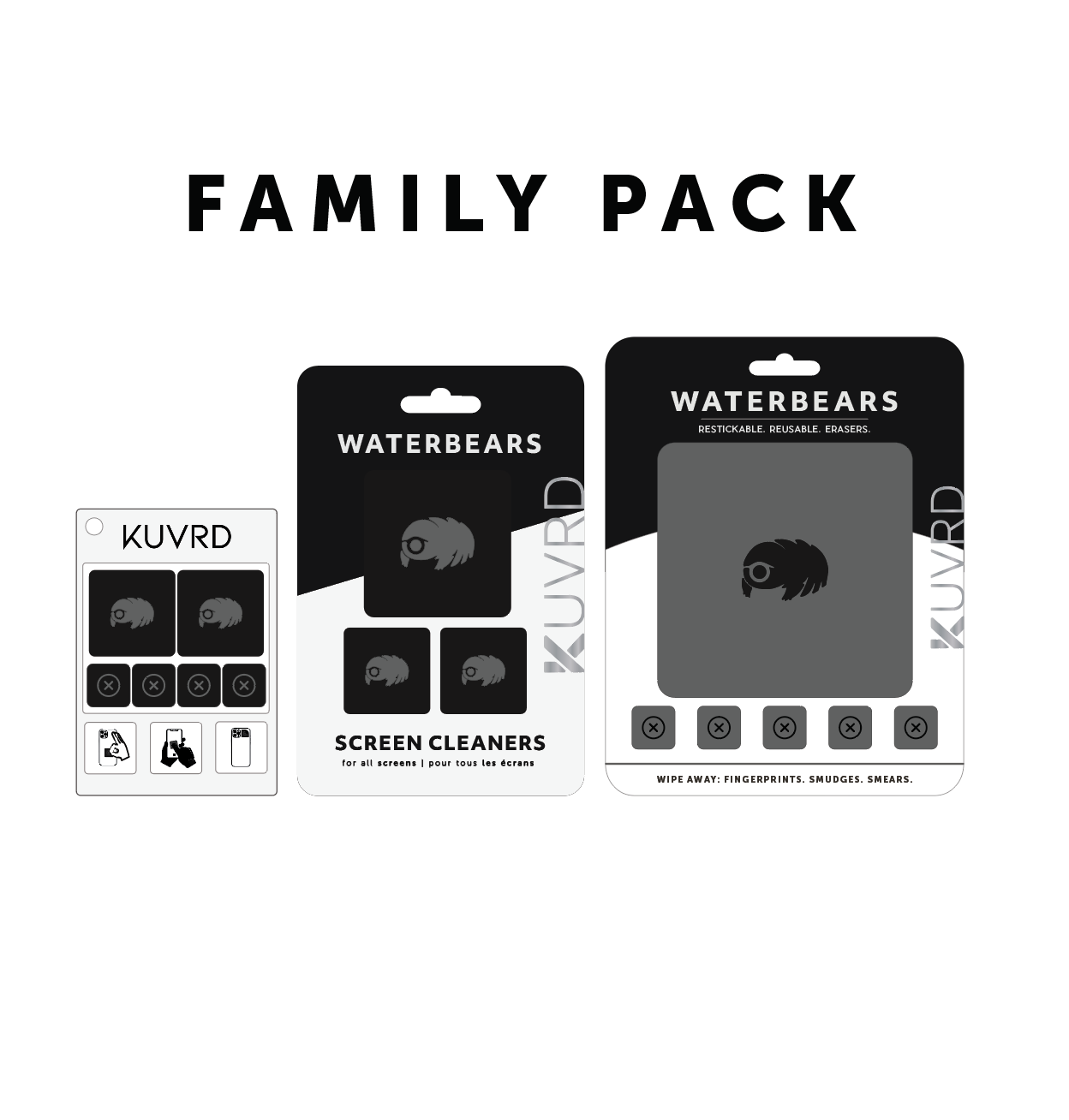 WaterBear Screen Cleaners