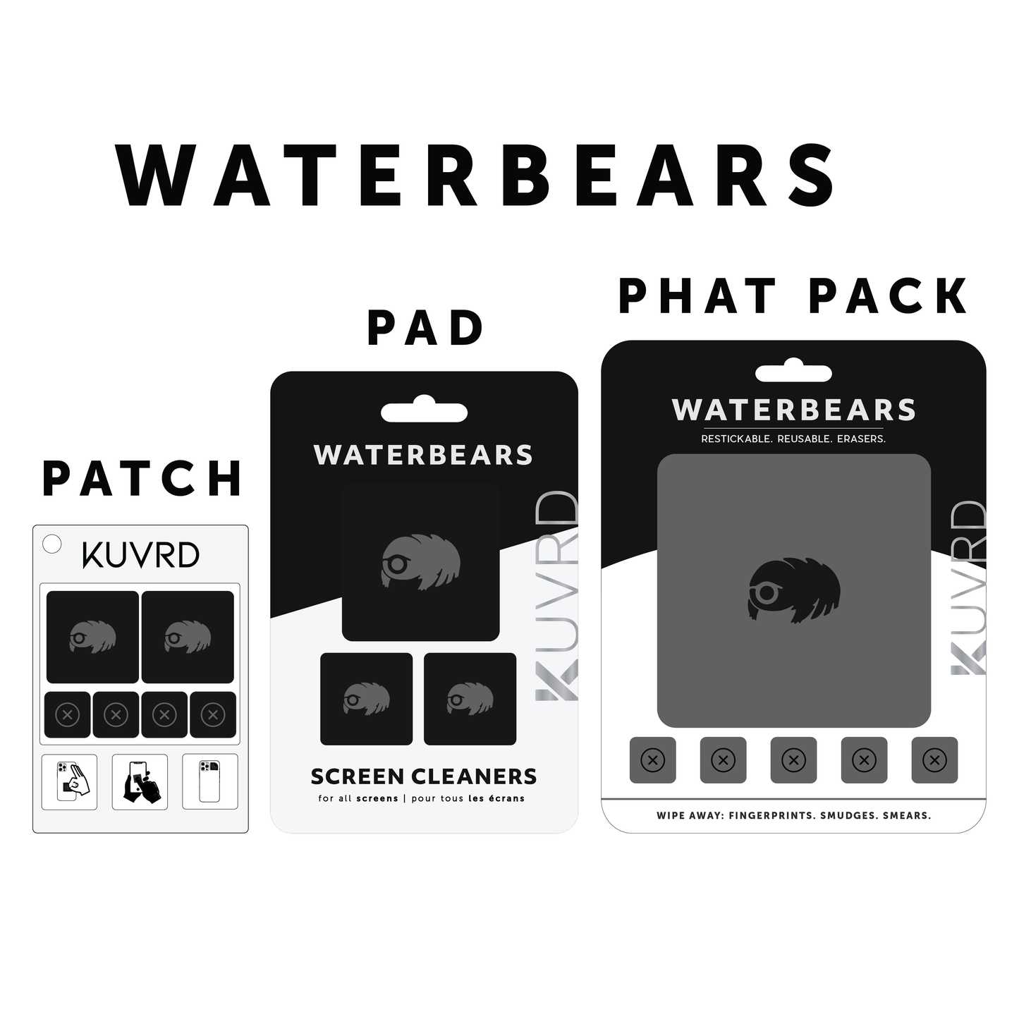 WaterBear Screen Cleaners