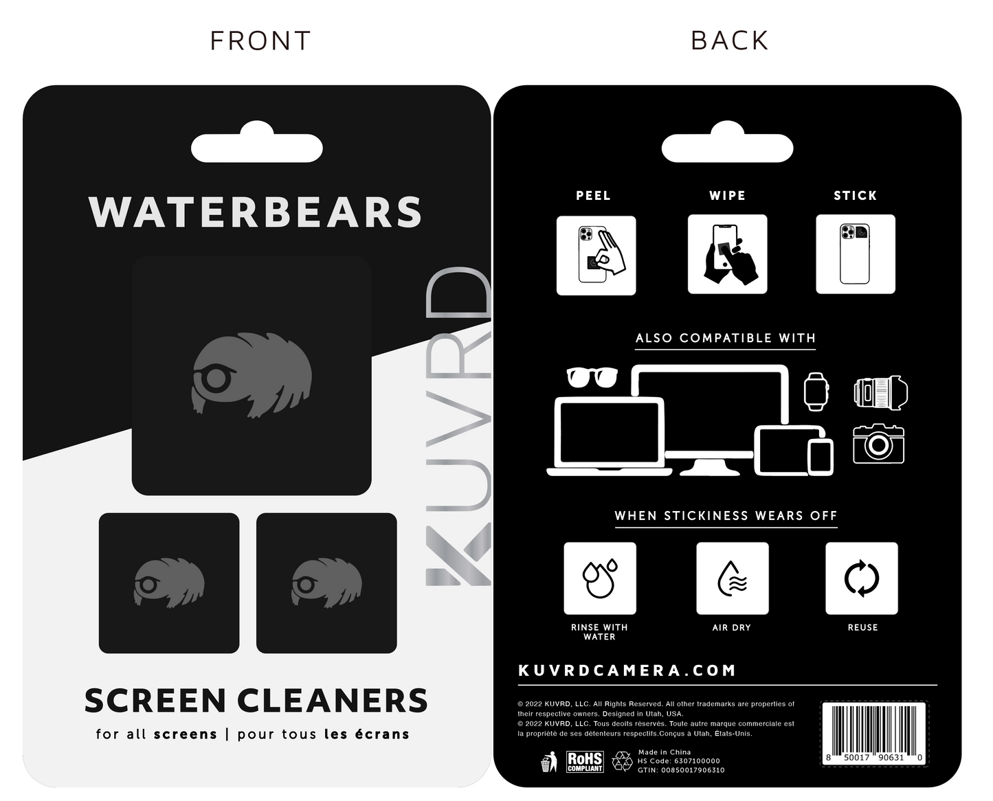 WaterBear Screen Cleaners
