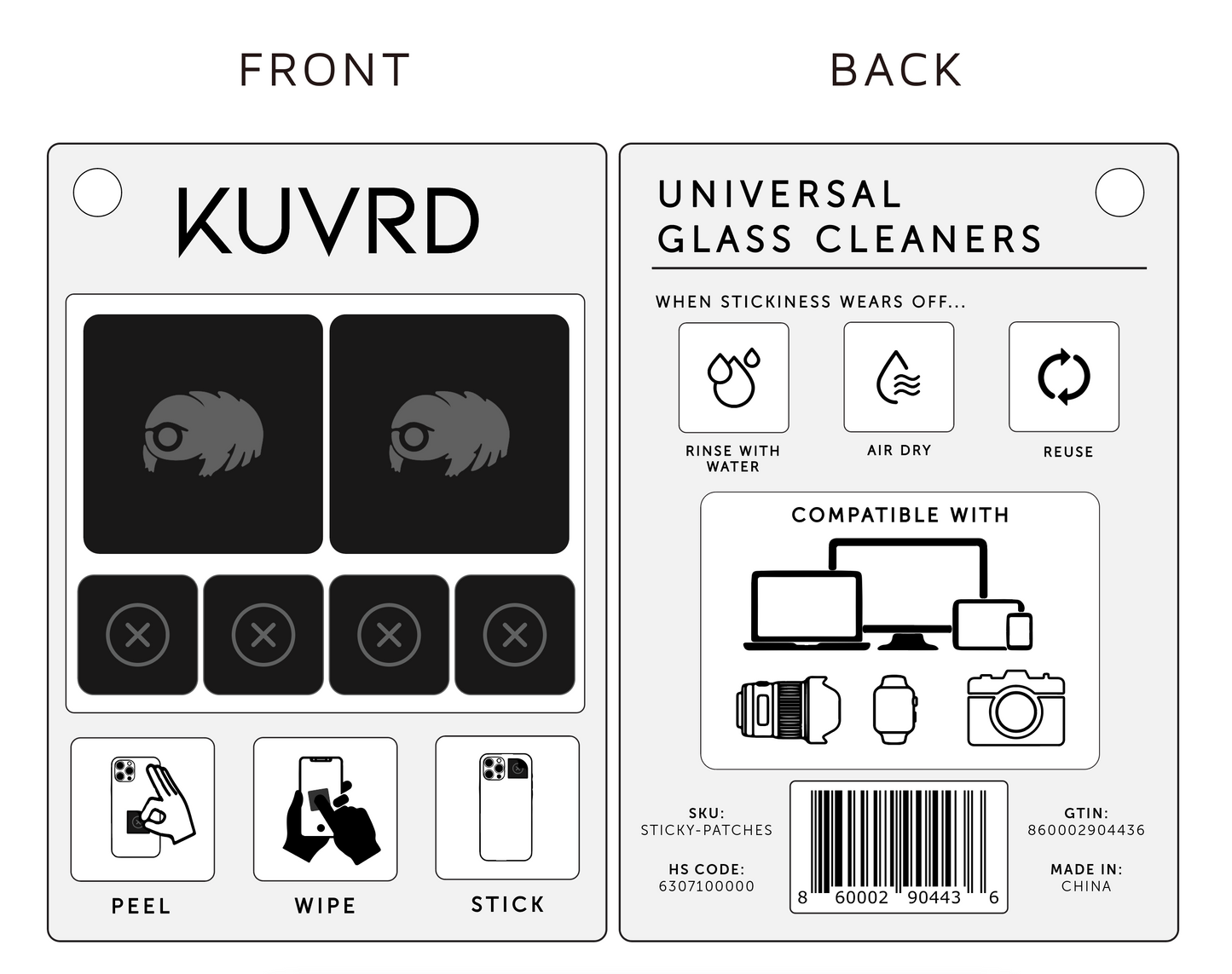 WaterBear Screen Cleaners